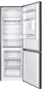 Чёрный двухкамерный холодильник Maunfeld MFF185SFSB фото 2 фото 2