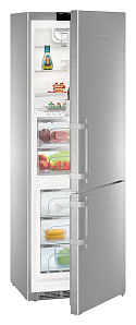 Серебристый холодильник Liebherr CBNes 5775 фото 2 фото 2