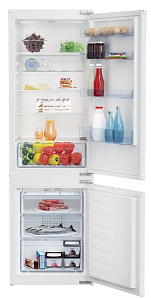 Неглубокий двухкамерный холодильник Beko BCHA2752S