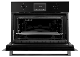 Сенсорная чёрная микроволновая печь Kuppersbusch CM 6330.0 S1 фото 2 фото 2