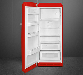 Ретро красный холодильник Smeg FAB28LRD5 фото 2 фото 2