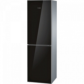 Холодильник черное стекло Bosch KGN 39LB10R