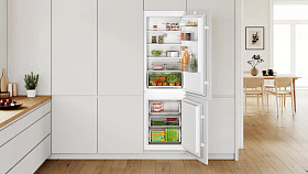 Двухкамерный встраиваемый холодильник Bosch KIN86NSF0 фото 4 фото 4