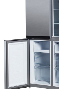 Большой холодильник с двумя дверями Hyundai CM4505FV нерж сталь фото 4 фото 4