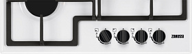 Белая 4-х конфорочная варочная панель Zanussi GPZ263SW фото 2 фото 2