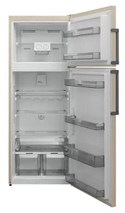 Бежевый холодильник шириной 70 см Scandilux TMN 478 EZ B фото 2 фото 2