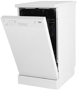 Узкая посудомоечная машина Beko DFS 05012 W белый фото 2 фото 2