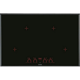 Чёрная варочная панель AEG HK587440FB