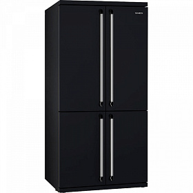 Большой чёрный холодильник Smeg FQ960N