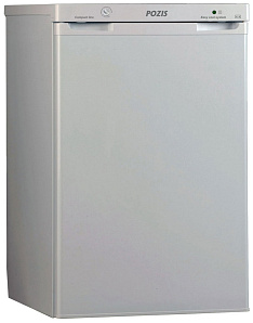 Маленький холодильник для офиса с морозильной камерой Позис RS-411 серебристый