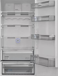 Белый холодильник 2 метра Scandilux CNF 379 EZ W фото 3 фото 3