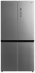 Серый холодильник Midea MRC 519 WFNX