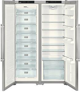 Серебристый холодильник Liebherr SBSesf 7212 фото 4 фото 4
