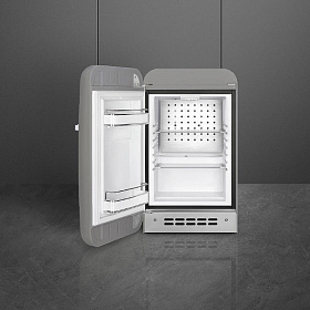Маленький холодильник для офиса Smeg FAB5LSV5 фото 3 фото 3