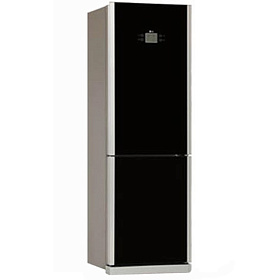Недорогой чёрный холодильник LG GA-B409TGMR