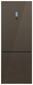 Двухкамерный коричневый холодильник Vestfrost VF 492 GLM
