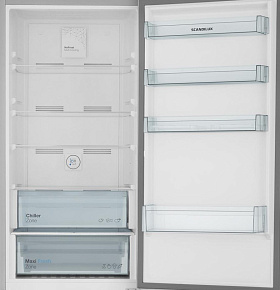 Стальной холодильник Scandilux CNF379Y00 S фото 4 фото 4