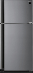 Широкий двухкамерный холодильник Sharp SJXE55PMSL