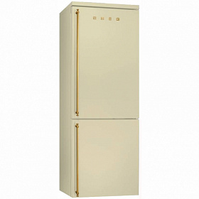 Бежевый холодильник Smeg FA 800P9