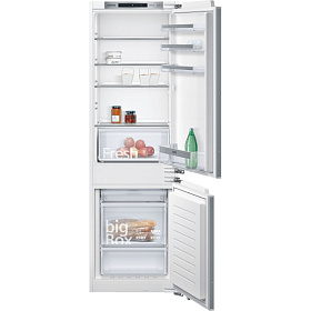 Узкий двухкамерный холодильник с No Frost Siemens KI86NVF20R