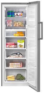 Серый холодильник Beko RFNK 290 T 21 S