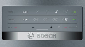 Серебристый холодильник Bosch KGN39VI21R фото 3 фото 3