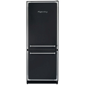 Большой чёрный холодильник Kuppersberg NRS 1857 ANT Silver
