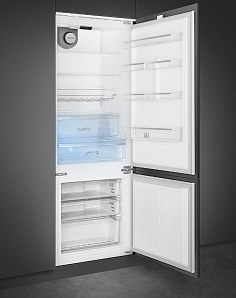 Большой встраиваемый холодильник с большой морозильной камерой Smeg C475VE фото 2 фото 2
