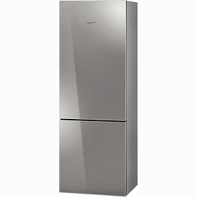 Серебристый холодильник Bosch KGN 49 SM 22 R