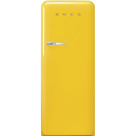 Желтый холодильник Smeg FAB28RYW3