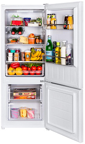 Двухкамерный холодильник с морозильной камерой Maunfeld MFF144SFW