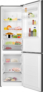 Двухкамерный серый холодильник Weissgauff WRK 2000 XNF DC фото 2 фото 2