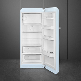 Холодильник голубого цвета в ретро стиле Smeg FAB28RPB5 фото 3 фото 3