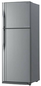Серебристый холодильник Toshiba GR R59FTR SX