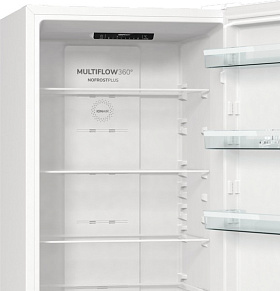 Белый холодильник  2 метра Gorenje NRK6202EW4 фото 3 фото 3