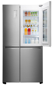 Серебристый холодильник LG GC-Q247CABV InstaView фото 3 фото 3