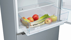 Серебристый холодильник Bosch KGV39XL21R фото 2 фото 2