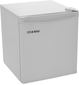Недорогой маленький холодильник Bravo XR 50 S серебристый