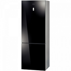 Чёрный холодильник высотой 200 см Bosch KGN 49SB21R