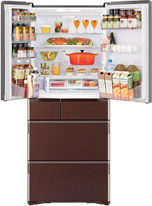 Широкий холодильник  HITACHI R-G 630 GU XT фото 2 фото 2
