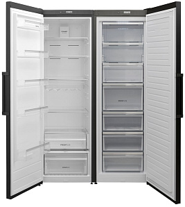 Холодильник  шириной 60 см Korting KNF 1857 N фото 4 фото 4