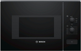 Встраиваемая чёрная микроволновая печь Bosch BFL520MB0