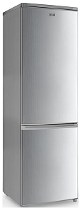 Высокий холодильник шириной 55 см Artel HD 345 RN стальной