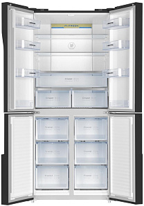 Большой бытовой холодильник Maunfeld MFF181NFB фото 3 фото 3