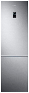 Серебристый холодильник Samsung RB 37 K 6220 SS/WT
