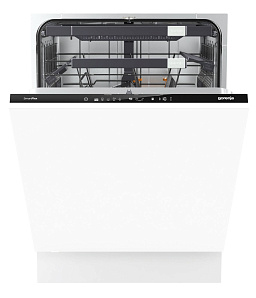 Чёрная посудомоечная машина 60 см Gorenje GV66260