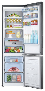 Чёрный холодильник Samsung RB 37 K 63412 A/WT