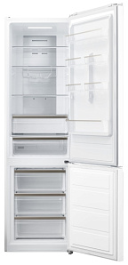 Холодильник  шириной 60 см Korting KNFC 62017 W фото 2 фото 2