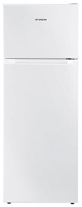Небольшой двухкамерный холодильник Hyundai CT2551WT белый