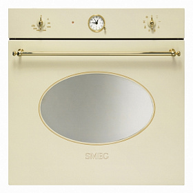 Духовой шкаф кремового цвета Smeg SF 805 P